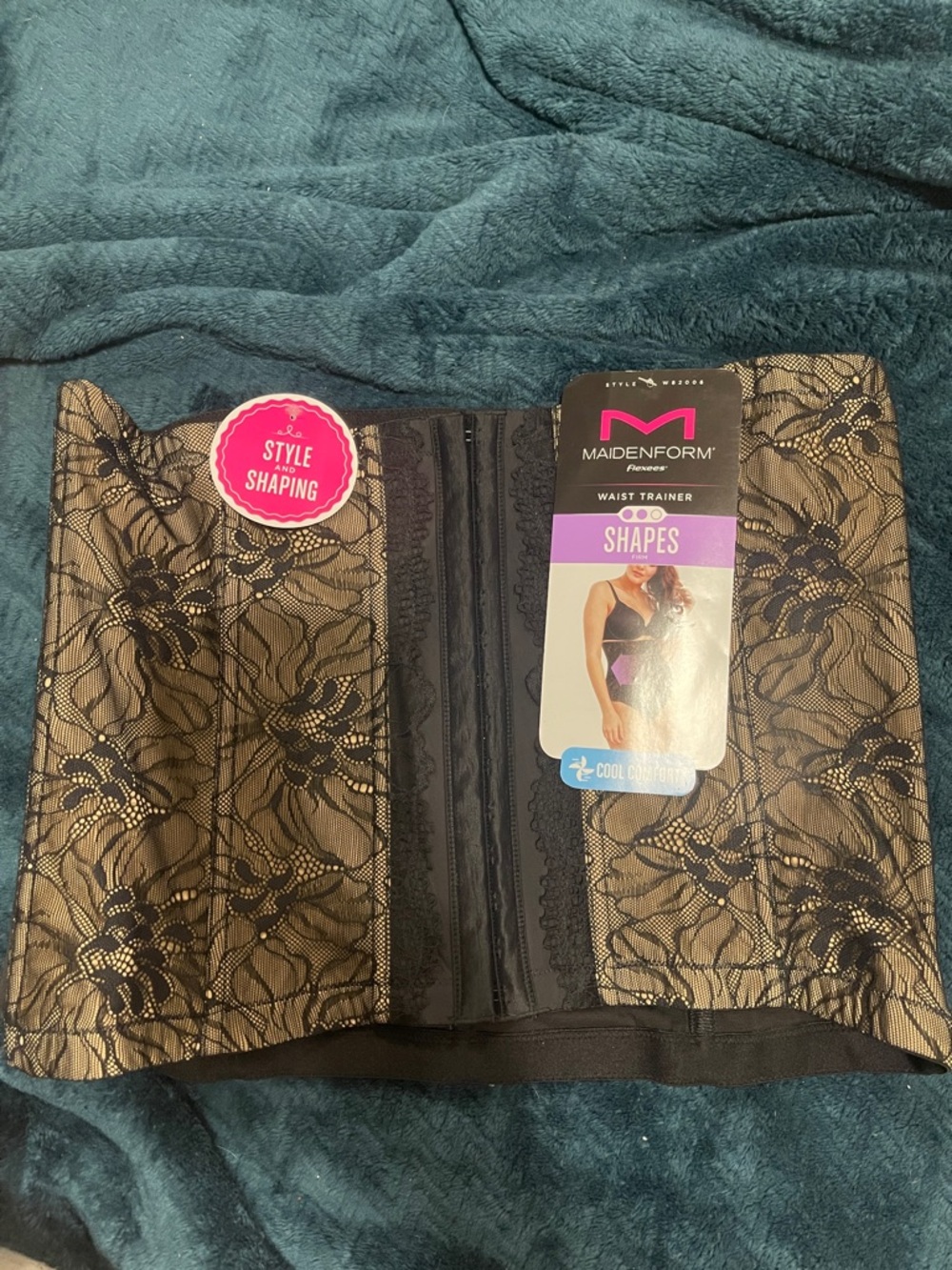 Maidenform Black Lace Waist Cincher Shaper